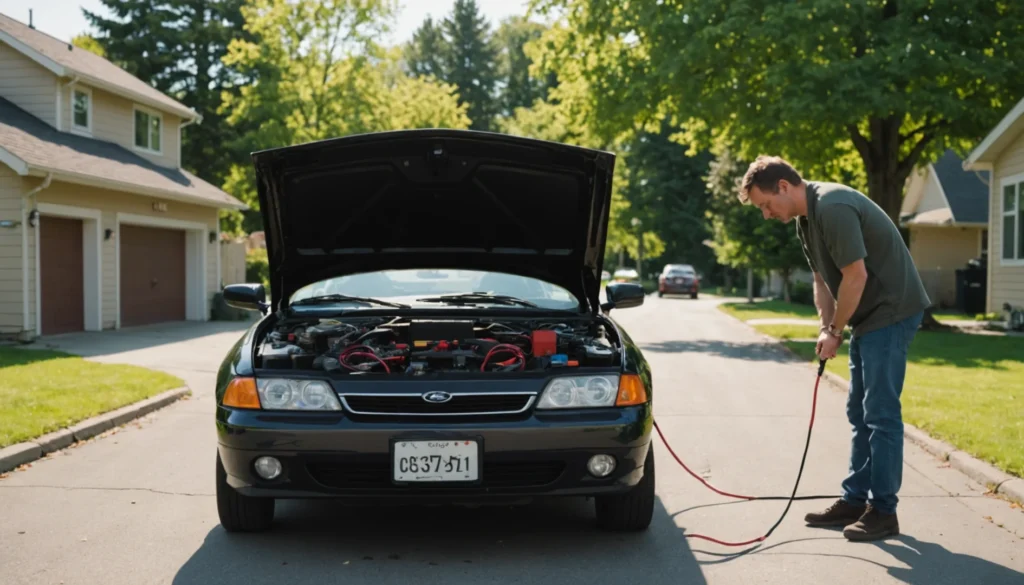 court circuit batterie voiture