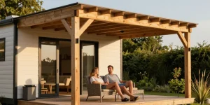 pergola mobil home