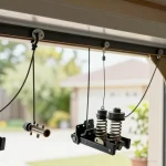 mecanisme serrure porte de garage basculante