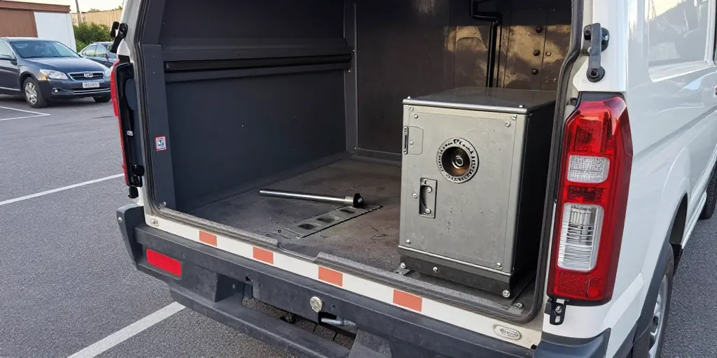 serrure coffre camion benne