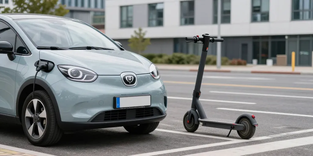 Voiture et trottinette électrique : le duo idéal pour les trajets domicile-travail ?